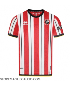 Sheffield United Maglia Gara Casa Repliche 2024-25 Maniche Corte Sheffield United Maglia Gara Casa Repliche 2024-25 Maniche Corte